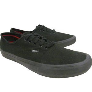 VANS 721454 Mens Black Ultracush Canvas SNEAKERS / SHOES Lace-Up Sz 13